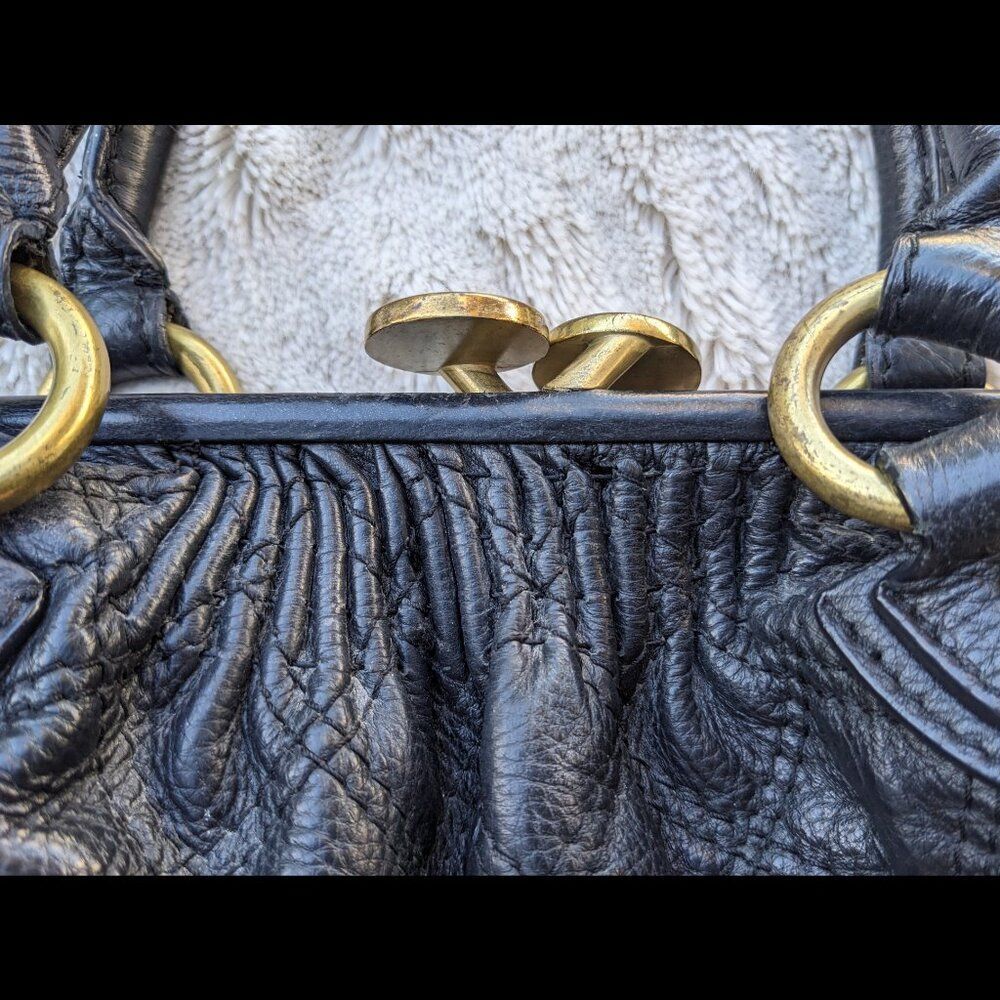 Marc Jacobs 2005 "Stam" Black Quilted Leather Bag, Made in Italy - Picture 5 of 15